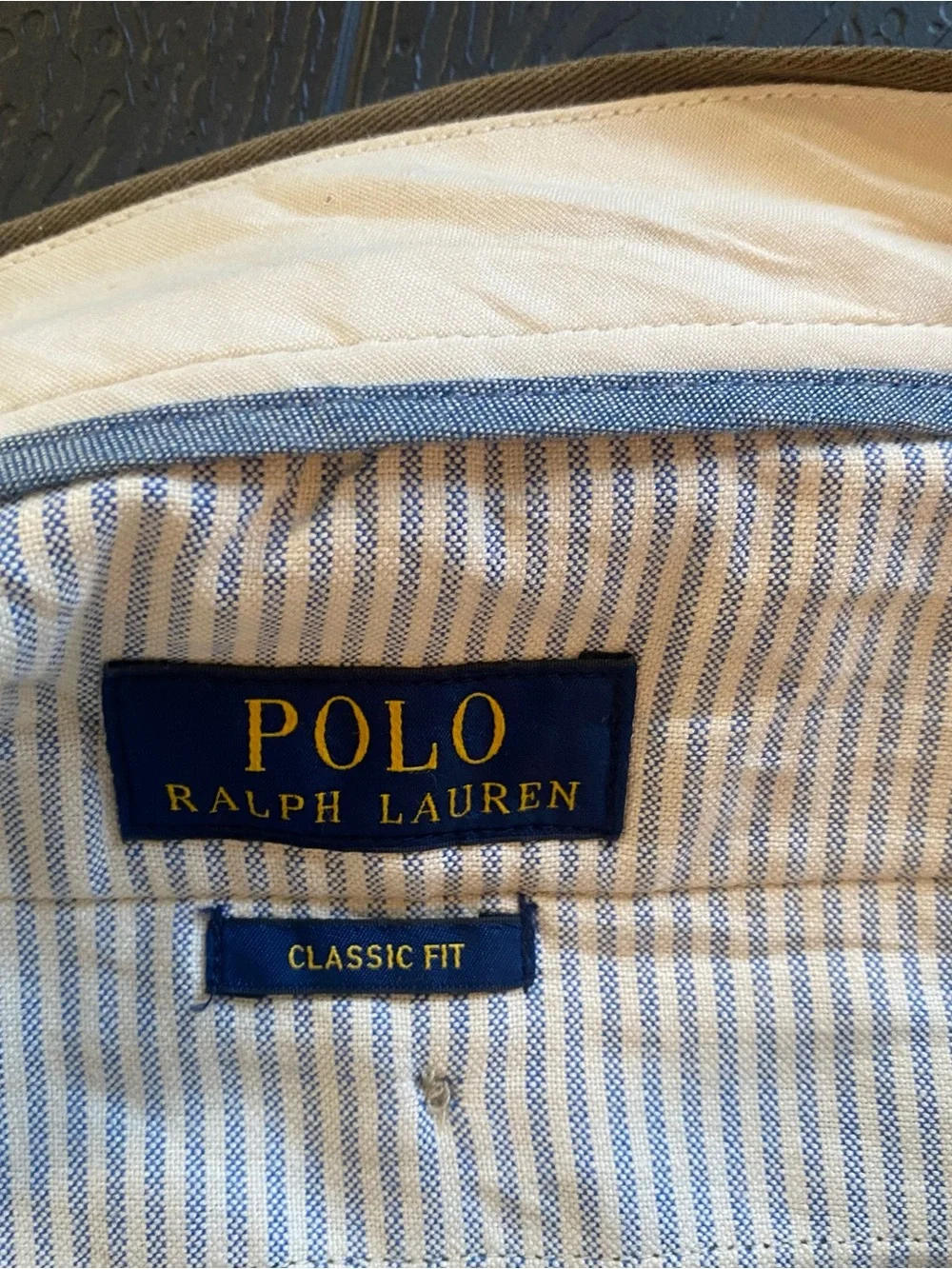 Polo Ralph Lauren Men’s Classic Fit Chino Pants Brown 35x30 Cotton